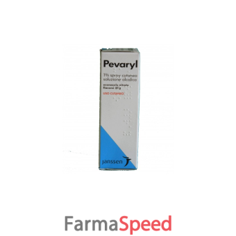 pevaryl - 1% spray cutaneo, soluzione alcolica flacone 30 ml 