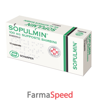 sopulmin - 100 mg supposte 10 supposte 