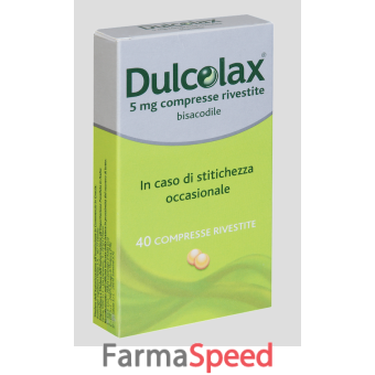 dulcolax - 5 mg compresse rivestite 40 compresse