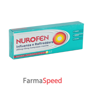 nurofen influenza raffr - 200 mg + 30 mg compresse rivestite 12 compresse rivestite