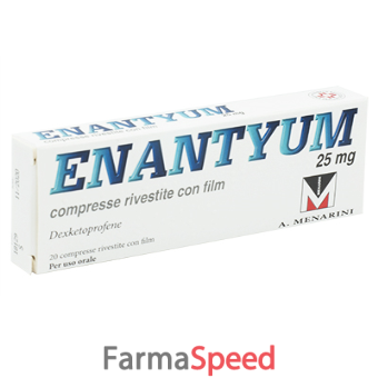 enantyum - 25 mg compresse rivestite con film 20 compresse