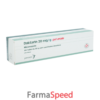 daktarin - 20 mg/g gel orale tubo 80 g