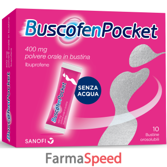 buscofenpocket* orale 10 bustine 400 mg