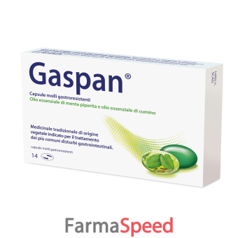 gaspan*14 cps molli gastrores 90 mg + 50 mg