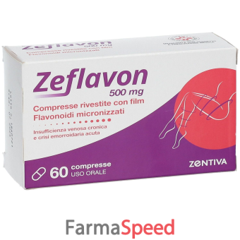 zeflavon*60 cpr riv 500 mg