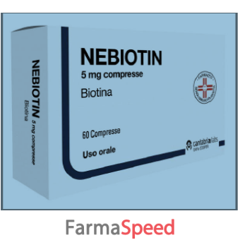 nebiotin 60 compresse 5mg