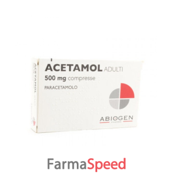 acetamol - adulti 500 mg compresse 20 compresse