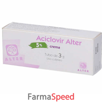 aciclovir alter - 5% crema 3 g 
