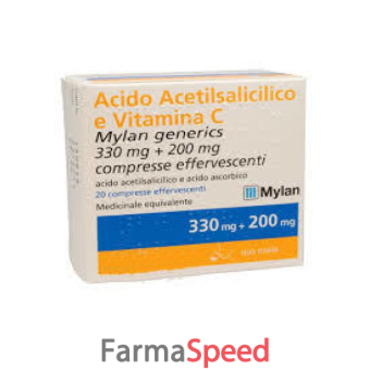 frobeflu - 330 mg + 200 mg compresse effervescenti 20 compresse 
