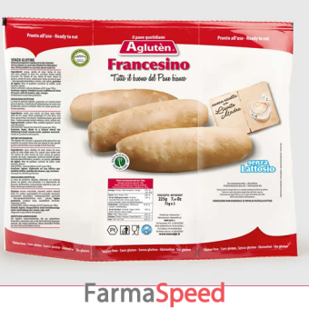 agluten francesino senza glutine 225 g