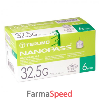 ago per penna da insulina nanopass 32,5 gauge lunghezza 4 mm 100 pezzi