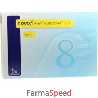 ago per penna da insulina novofine autocover 30 gauge 8 mm 100 pezzi