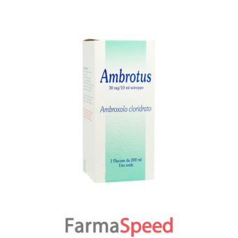 ambrotus - 30 mg/10 ml sciroppo flacone 200 ml 
