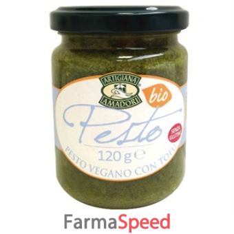 artigiana amadori pesto vegano con tofu 120 g