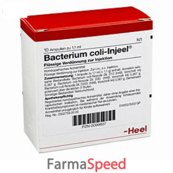 heel bacterium coli injeel 10 fiale