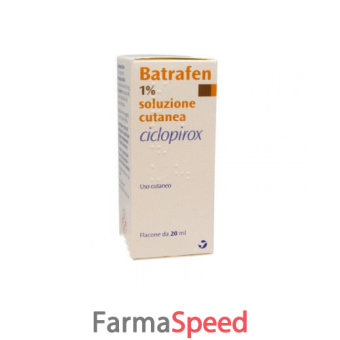 batrafen - 1% soluzione cutanea flacone da 20 ml 