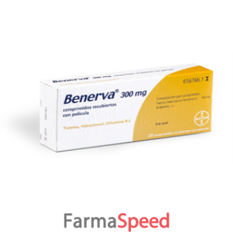 benerva - 300 mg compresse gastroresistenti 20 compresse 