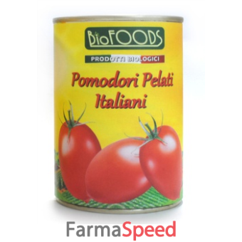 biofoods pomodori pelati italiani biologici 400 g