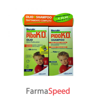 bioscalin pidok o olio anti pediculosi 75ml + shampoo 150ml