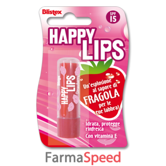blistex happy lips strawberry spf15 