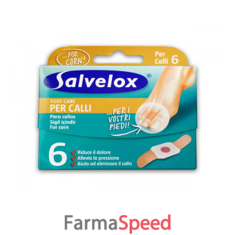 cerotto salvelox corn 12x6 cm 6 pezzi