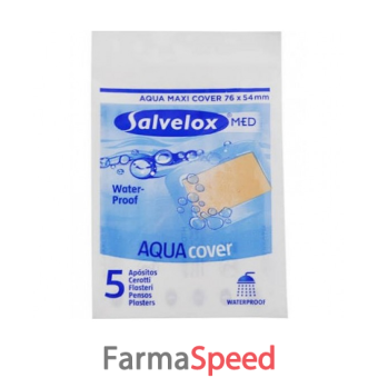 cerotto salvelox med aqua cover 12x5 cm 5 pezzi