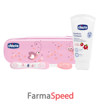 chicco set dentale rosa