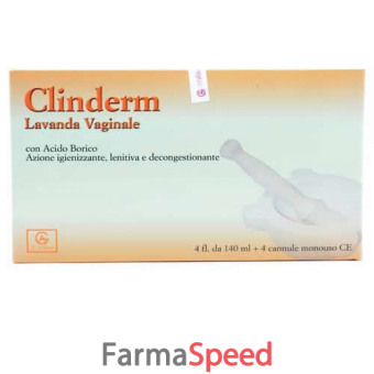 clinderm lavanda vaginale 4 flaconi 140 ml