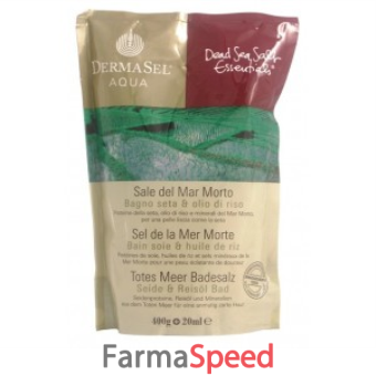 dermasel sale da bagno seta 400 g