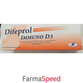 difeprol immuno d3 12 flaconcini da 10 ml