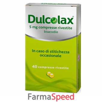 dulcolax - 40 compresse rivestite 5 mg 