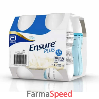 ensure plus vaniglia 4 x 200 ml