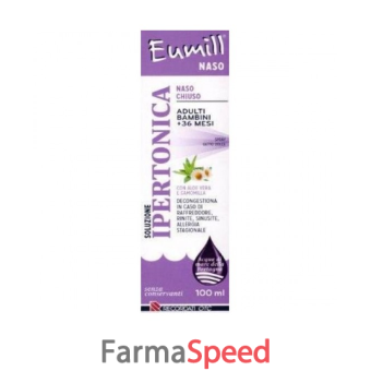 eumill naso chiuso spray soluzione ipertonica 100 ml