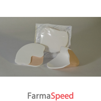 medicazione non adesiva in schiuma di poliuretano idrocellulare per tallone 12x13cm 3 pezzi