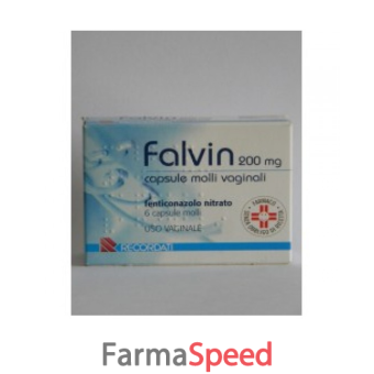 falvin - 200 mg capsule molli vaginali 6 capsule 
