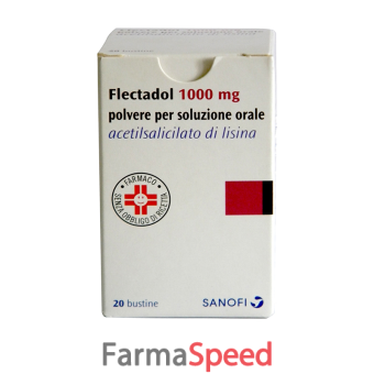 flectadol - 1.000 mg polvere per soluzione orale 20 bustine 