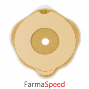 flexima key placca piana 60 mm con protettore cutaneo idrocolloidale e flangia 5 pezzi