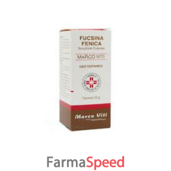fucsina fenica mv - soluzione cutanea flacone 25 g