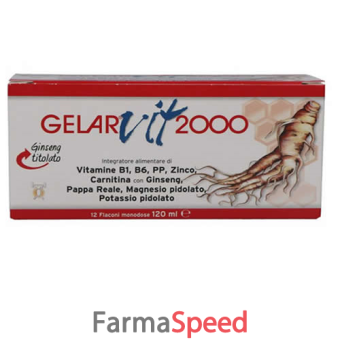 gelarvit 2000 12 fiale 10 ml