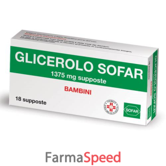 glicerolo - bambini 1375 mg supposte 18 supposte