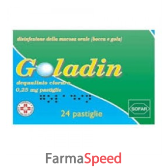 goladin - 0,25 mg pastiglie 24 pastiglie 