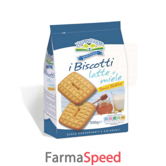 happy farm biscotti latte miele 300 g