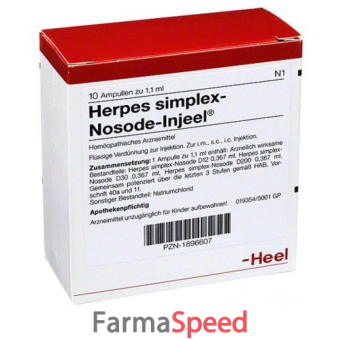herpes simplex inj 10f heel