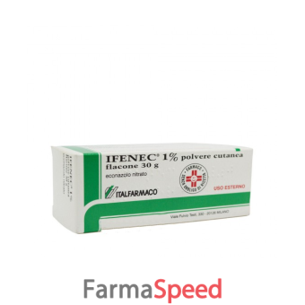 ifenec - 1% polvere cutanea flacone 30 g 