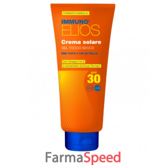 immuno elios crema solare gel tocco secco spf30