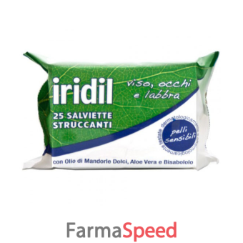 iridil salviette struccanti 25 pezzi