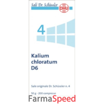 kalium chloratum 4 schuss 12 dh 50 g