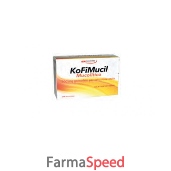 kofimucil mucol - 200 mg granulato per soluzione orale 30 bustine 