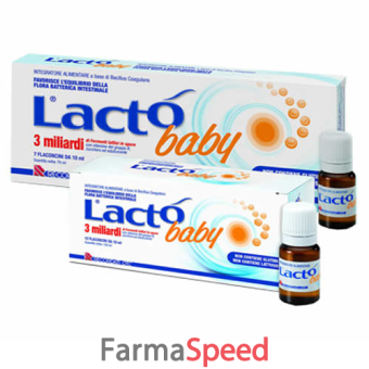 lacto baby 12 flaconcini 3 miliardi 10 ml