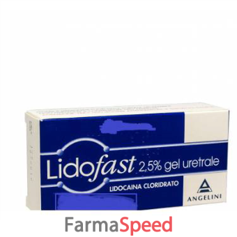 lidofast - 2,5% gel uretrale tubo 15 g 